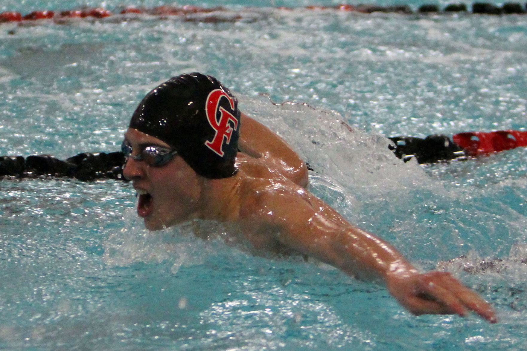 Hudson at Chi-Hi boys swimming 12-6-18